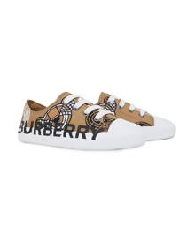 Burberry Kids Thomas Bear-print low-top sneakers - Brown