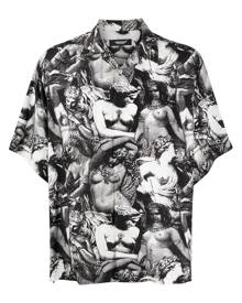 Undercover all-over print shirt - Black