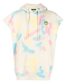 BARROW tie-dye sleeveless sweatshirt - Neutrals