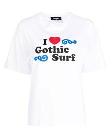 DSQUARED2 graphic-print short-sleeve T-shirt - White