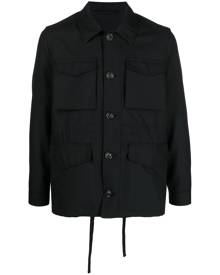 Lardini military shirt jacket - Black