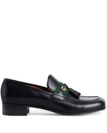 Gucci tassel-trim loafers - Black