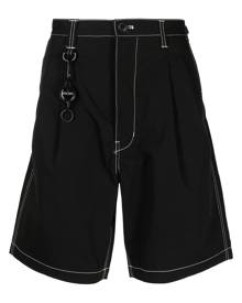 izzue elasticated-waist shorts - Black