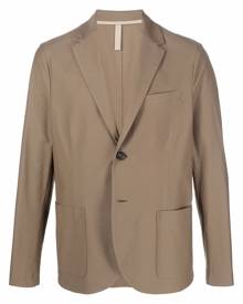 Harris Wharf London single-breasted cotton blazer - Neutrals