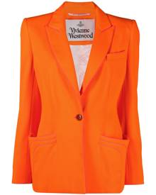 Vivienne Westwood multiple-pocket single-breasted blazer - Orange