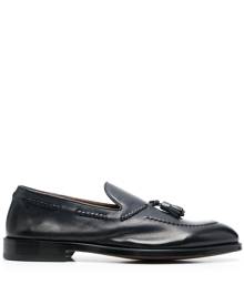 Doucal's tassel-detail leather loafers - Blue