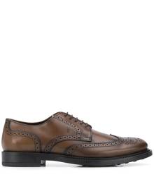 Tod's lace-up leather brogues - Brown