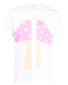 Comme Des Garçons Shirt graphic-print short-sleeved T-shirt - White