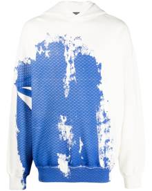 A-COLD-WALL* tie-dye effect hooded sweatshirt - Neutrals