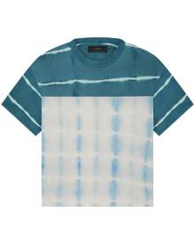 AMIRI logo-print tie-dye sweatshirt - Blue