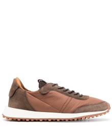 Buttero panelled low-top sneakers - Brown