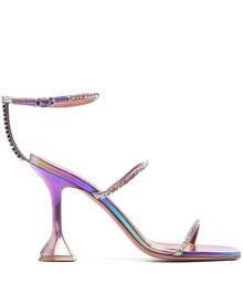 Amina Muaddi Gilda 95mm sandals - Purple