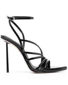 Le Silla Bella 120mm leather sandals - Black