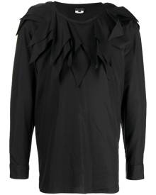 Comme Des Garçons Homme Plus layered long-sleeve cotton T-shirt - Black