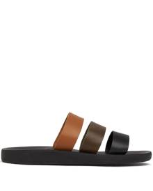 Ancient Greek Sandals Minas Comfort calf leather slides - Black