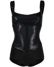 Atu Body Couture sequinned bodysuit - Black