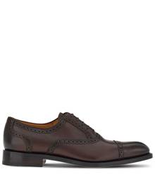Ferragamo lace-up leather brogues - Brown