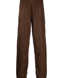 RANRA elasticated-waist track pants - Brown