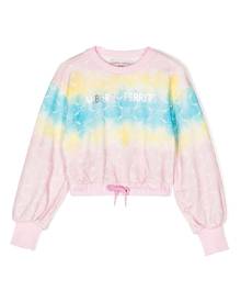 Alberta Ferretti Kids tie-dye round-neck sweatshirt - Pink