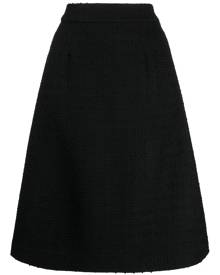 JANE Rex tweed skirt - Black