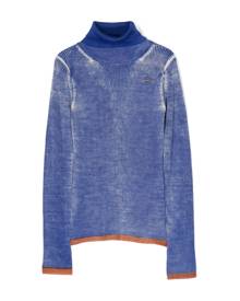 Diesel Kids distressed-effect ribbed sweatshirt - Blue