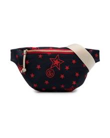 Gucci Kids star-print belt bag - Blue