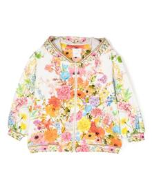 Camilla floral-print hooded bomber jacket - Multicolour