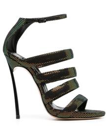 Casadei Aurora Boreal 130mm heel sandals - Black