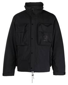 C.P. Company logo-print two-pocket windbreaker - Black