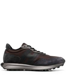 Hogan panelled leather sneakers - Brown