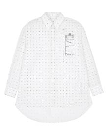 MM6 Maison Margiela polka dot-print cotton shirt - White