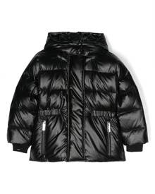 Givenchy Kids logo-print puffer jacket - Black