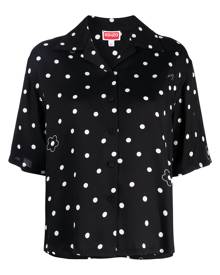 Kenzo polka-dot-print shirt - Black