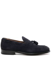 Doucal's tassel-detail suede loafers - Blue