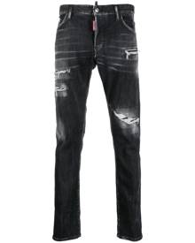 DSQUARED2 ripped-detail skinny jeans - Black