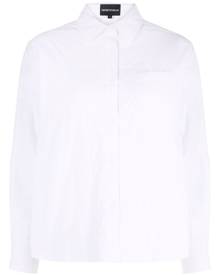 Emporio Armani cotton-poplin shirt - White