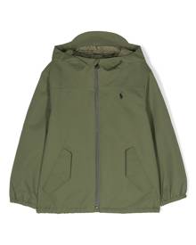 Ralph Lauren Kids Polo Pony zipped hooded jacket - Green