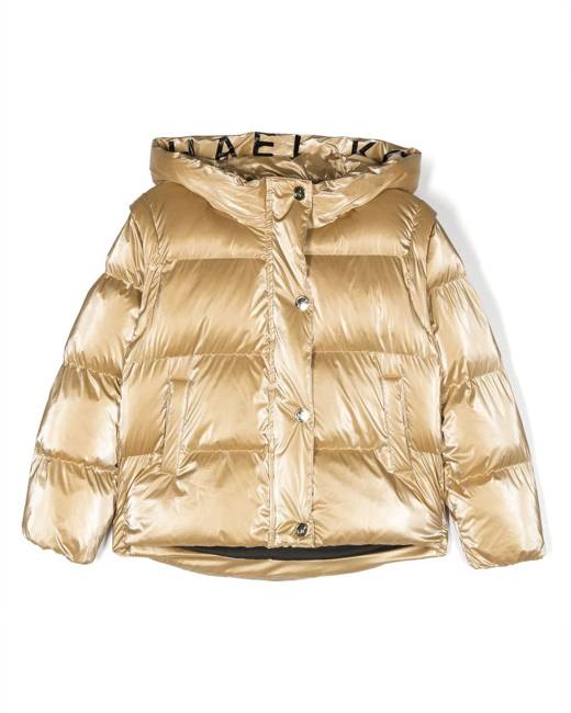 Michael Kors logo-tape Hooded Puffer Jacket - Farfetch