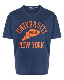 Polo Ralph Lauren logo-print cotton T-shirt - Blue