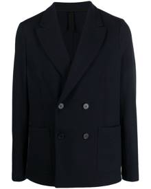 Harris Wharf London double-breasted virgin wool blazer - Blue