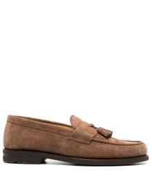 Brunello Cucinelli tassel-detail suede loafers - Brown