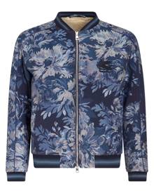 ETRO patterned-jacquard bomber jacket - Blue