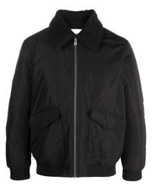 Zadig&Voltaire shearling-collar bomber jacket - Black