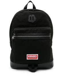 Kenzo Explore logo-patch backpack - Black