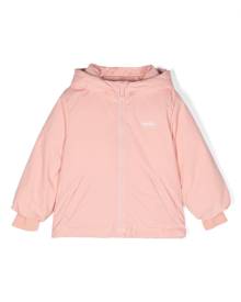 Kenzo Kids logo-print puffer jacket - Pink