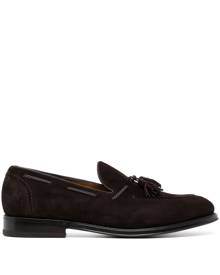 Barrett tassel-detail suede loafers - Brown