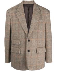 STUDIO TOMBOY Harris tweed blazer - Brown