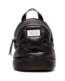 Maison Margiela Glam Slam numbers-motif backpack - Black
