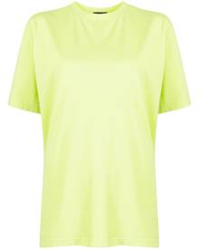 We11done logo-print cotton T-shirt - Green