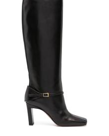 Wandler Isa 85mm square-toe boots - Black